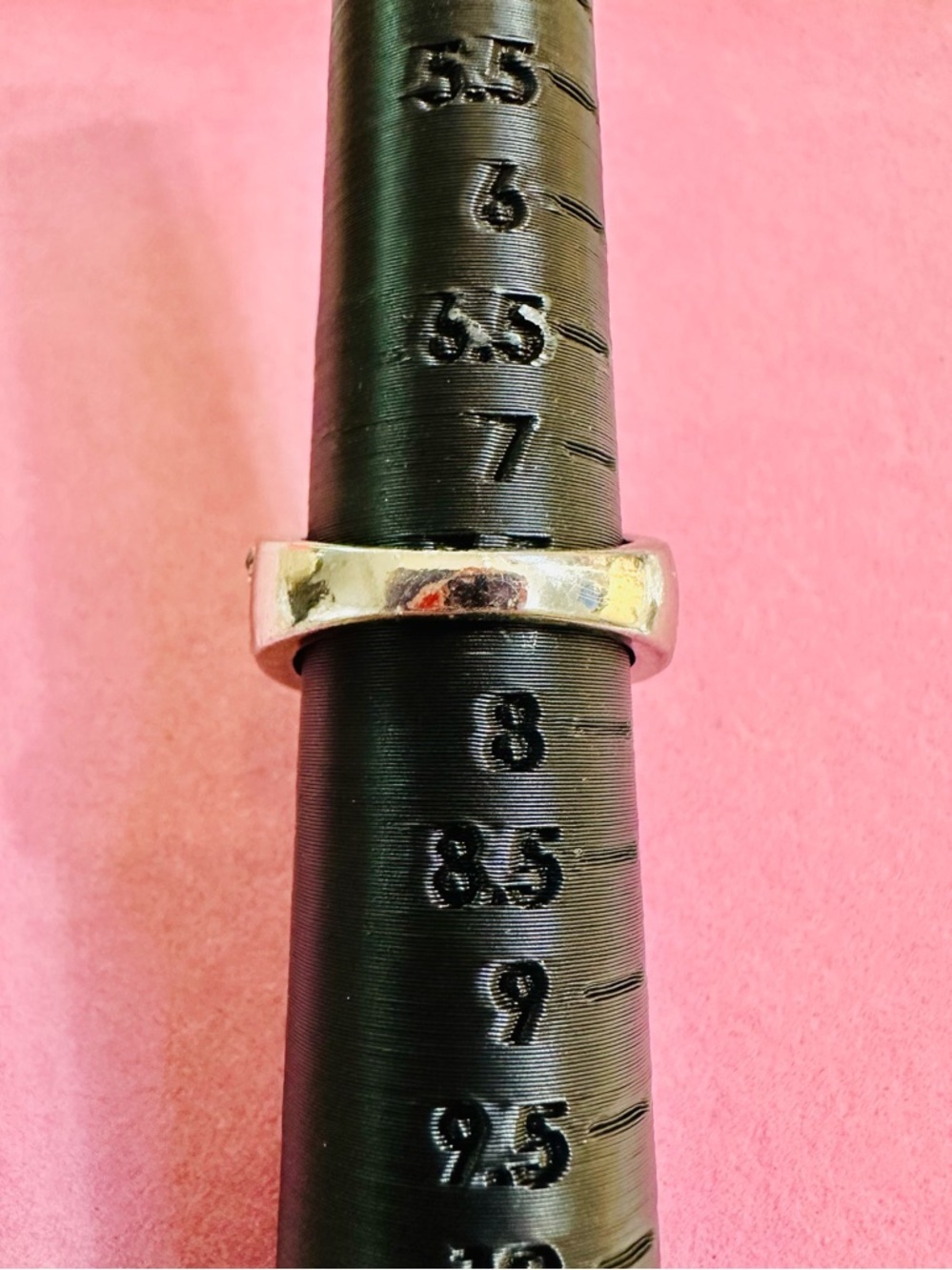 Silver Black Stone Wrap Ring - Picture 3 of 3